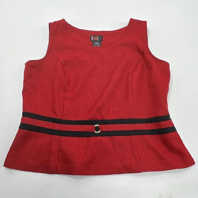 R&K Originals Red Blouse Tank Casual Polyester Top Women's Size 18 Plus lavender tank top