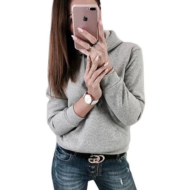 1Pc Gray Hoodie