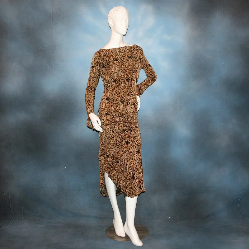 Latin-Rhythm-Tango Dress-Charming Serengeti Turtleneck Neckline Stylish