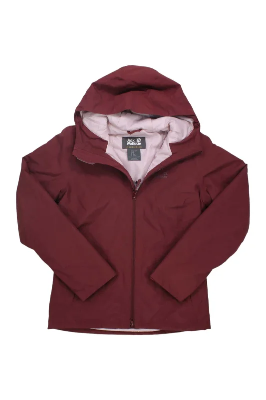 Jack Wolfskin Womens Chilly Morning Jacket Boat Neck Shawl Collar Notched Collar