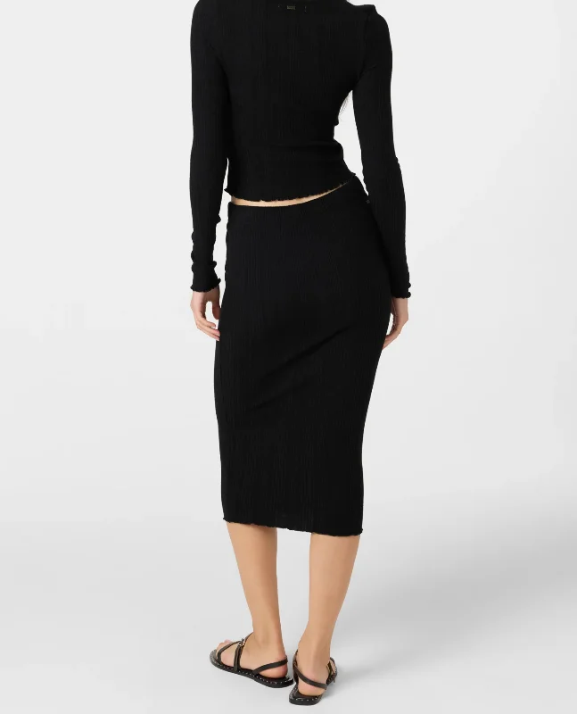 Brennan Skirt leather skirt modern