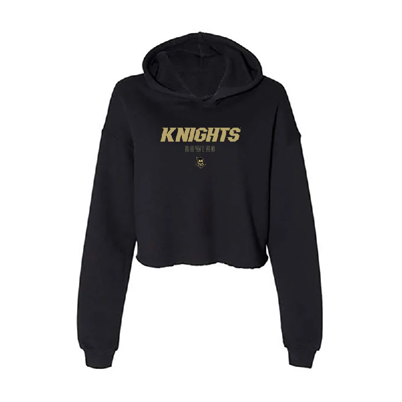 Central Florida - NCAA Women's Rowing : Ashley Tree - Women's Crop Fleece Hoodie Hoodie with Raw Hem Edgy Unfinished