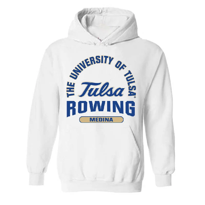 Tulsa - NCAA Women's Rowing : Gizelle Medina - Classic Fashion Shersey Hooded Sweatshirt Cotton Hoodie Fleece Lining Warmth