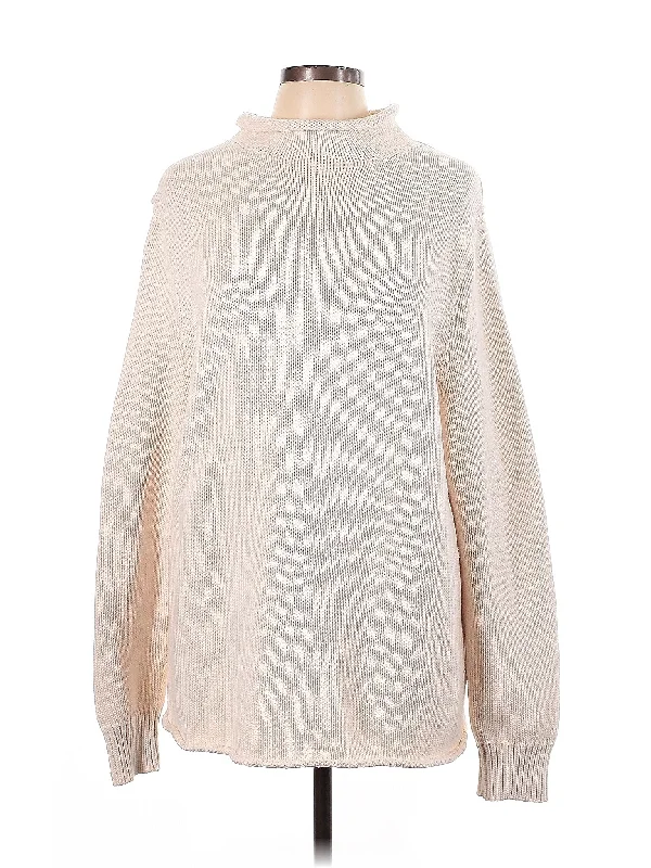 Turtleneck Sweater Houndstooth Herringbone Solid