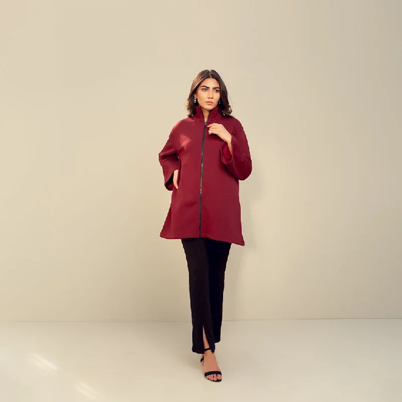 Turtle Neck Jacket Satin Jacket Silk Jacket Chiffon Jacket