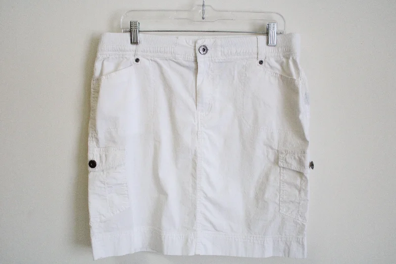 Khakis & Co. White Skirt | 10 linen skirt natural