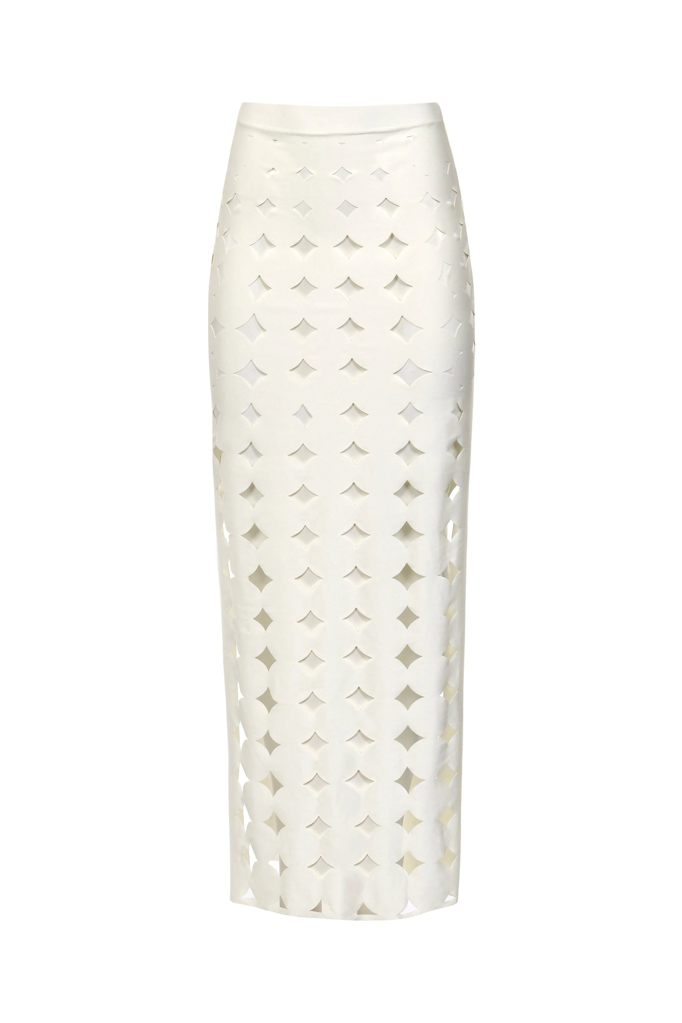 Emberheart Skirt Ivory cashmere skirt soft
