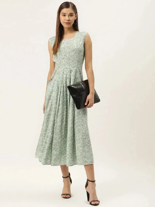 Box pleat dress with side pockets in Powder Blue Tunics Mesh breathable