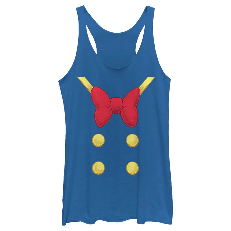 Women's Mickey & Friends Donald Costume Racerback Tank Top essential tank top