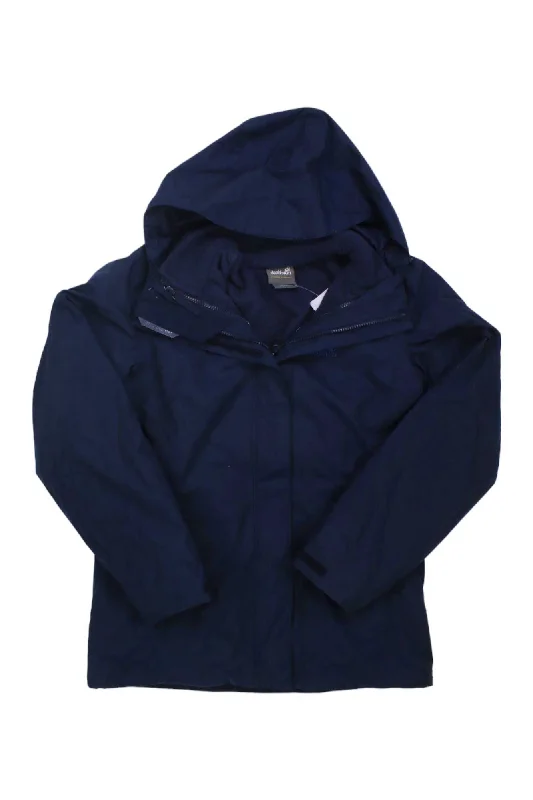 Jack Wolfskin Womens Iceland 3-in-1 Jacket Stand-Up Collar Roll-Neck Collar Turtle Neck