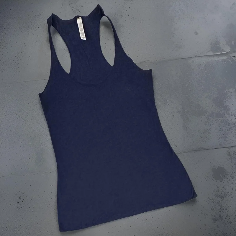 *BELLA CANVAS* ~NAVY BLUE~ RACERBACK TANK TOPS (LIGHTWEIGHT) v-neck tank top