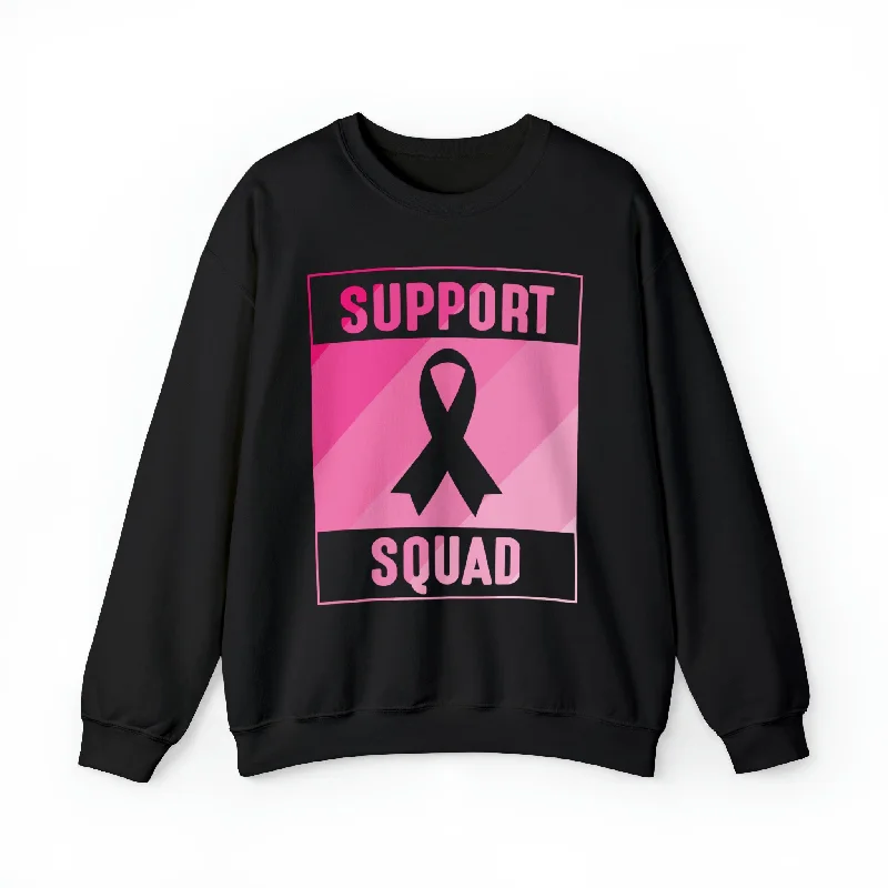 Hazel Blues® |  Support Squad Graphic Sweatshirt Hoodie with Fur Luxurious Winter