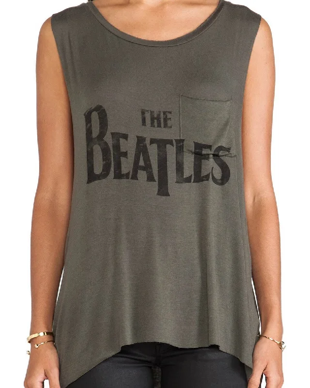 "The Beatles" Muscle Tank grey tank top