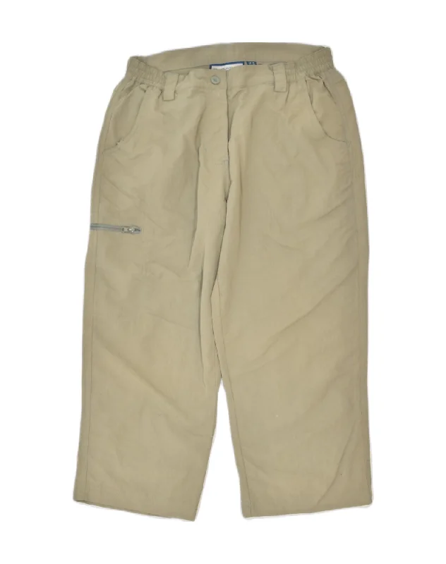 MOUNTAIN WAREHOUSE Womens Capri Cargo Trousers UK 10 Small W28 L20 Khaki Trousers Silk Elegant MOUNTAIN WAREHOUSE Womens Capri Cargo Trousers UK 10 Small W28 L20 Khaki Trousers Silk Elegant