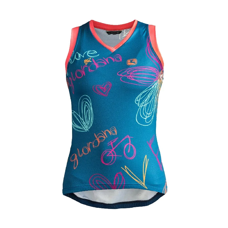 Giordana Arts Love Sleeveless Jersey Elegant Jersey Shirt