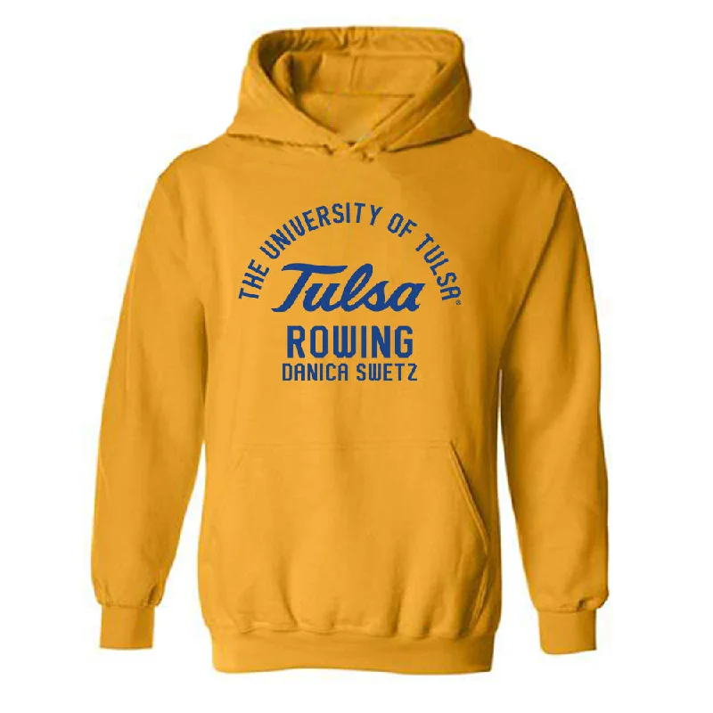 Tulsa - NCAA Women's Rowing : Danica Swetz - Classic Fashion Shersey Hooded Sweatshirt Hoodie with Ribbed Hem Stretchable Secure