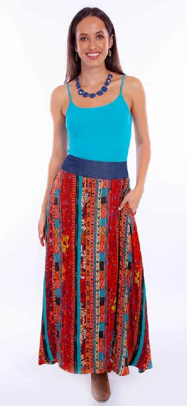 Women's Scully Wrap Skirt #HC874SFE denim skirt stylish