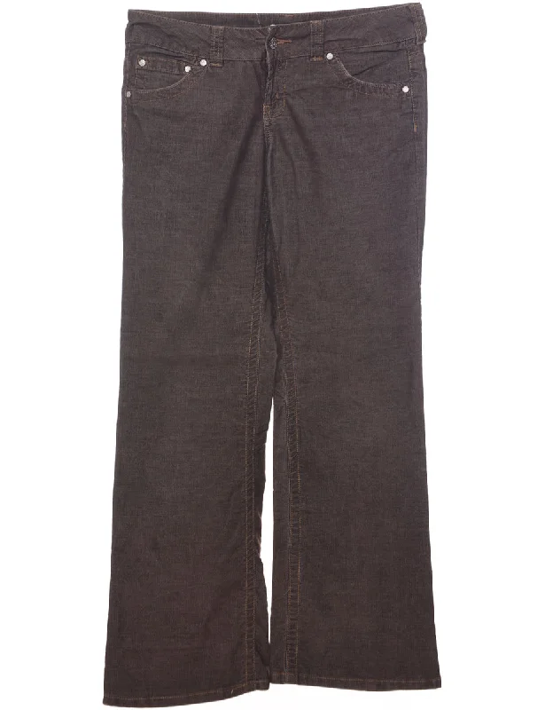 Corduroy Fabric Trousers - W32 L30 Trousers fashionable trendy