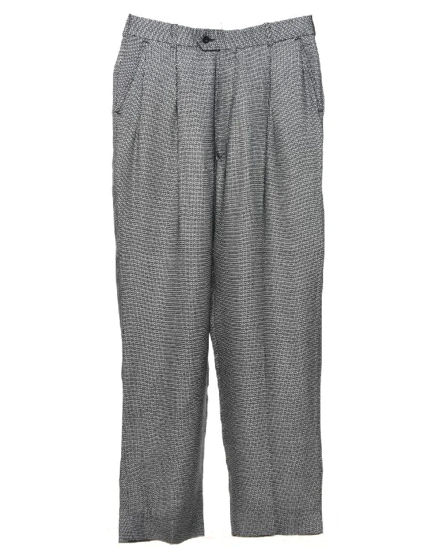 Printed Trousers - W30 L30 Trousers Running Lightweight