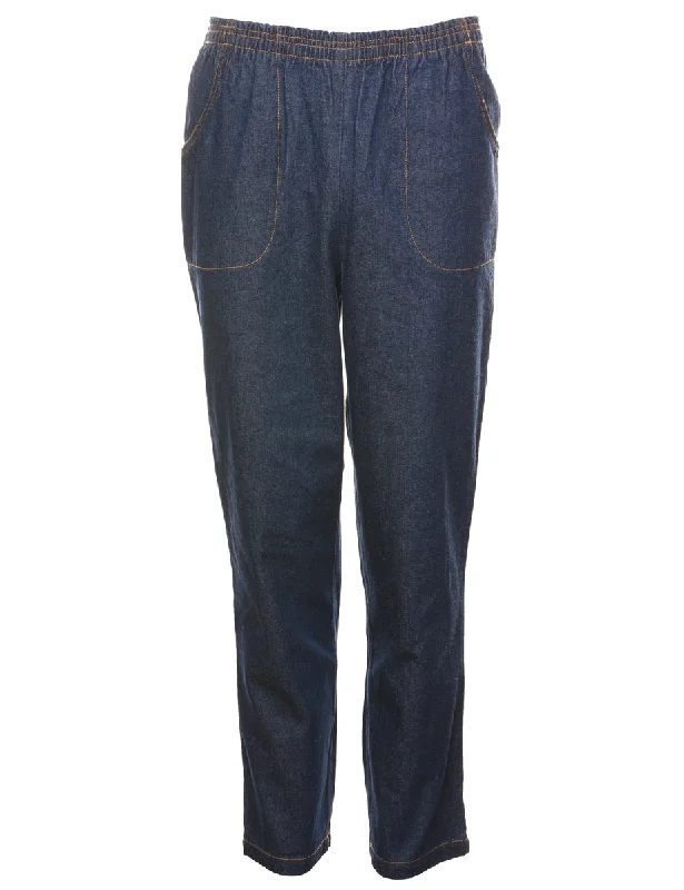 Blair Dark Wash Denim Trousers - W30 L30 Trousers Occasion Special