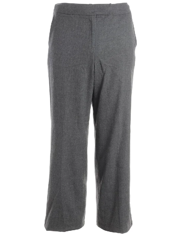 Reworked Cropped Dana Tapered Trousers - W31 Trousers practical easy-care