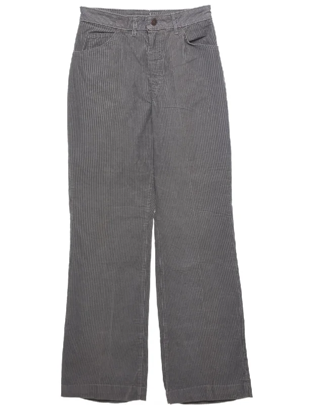 Corduroy Fabric Trousers - W28 L32 Trousers chic fashionable