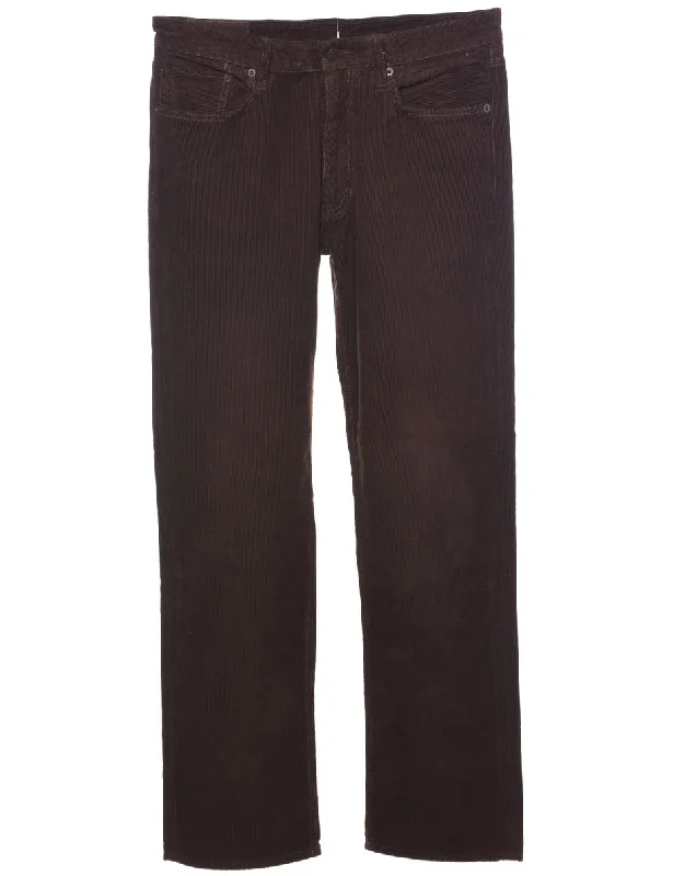 Ralph Lauren Corduroy Trousers - W32 L33 Trousers Winter Warm