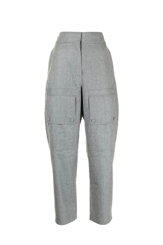 Stella McCartney Kaiya Trousers - Light Grey Trousers practical durable