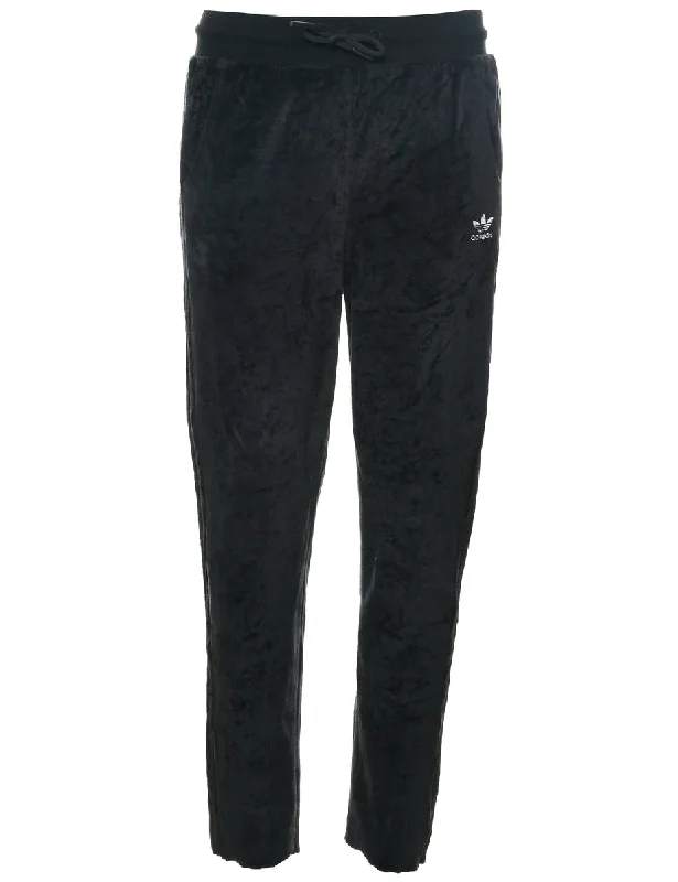 Adidas Velvet Fabric Trousers - W27 L27 Trousers Leisure Comfortable