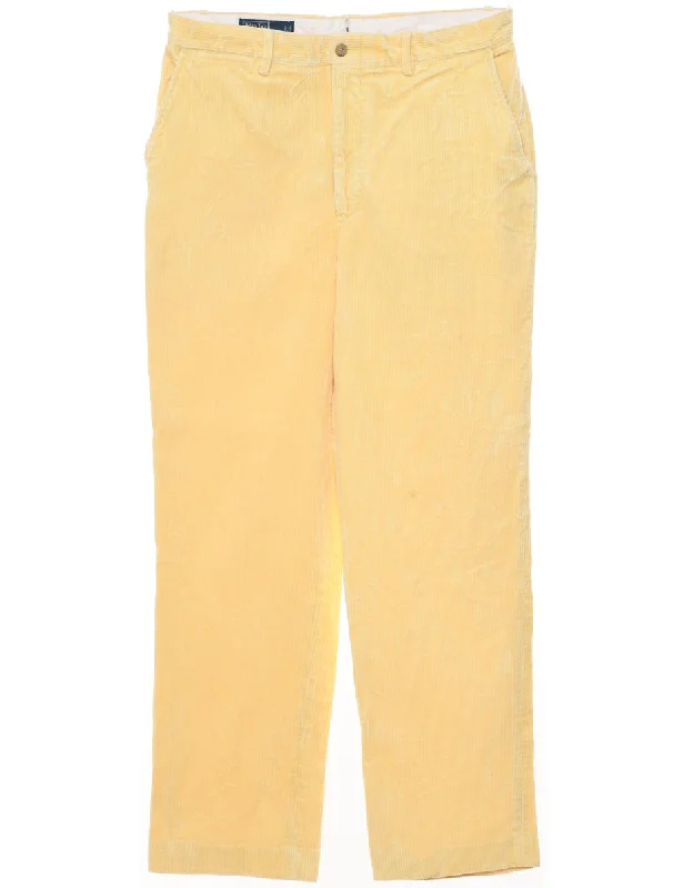 Ralph Lauren Corduroy Trousers - W33 L32 Trousers Spring Floral