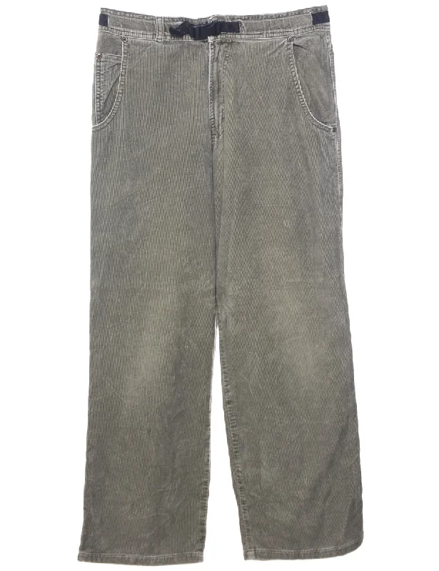 Corduroy Fabric Trousers - W32 L30 Trousers versatile functional