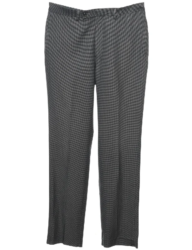 Ralph Lauren Black & Grey Trousers - W36 L35 Trousers Prom Sequined