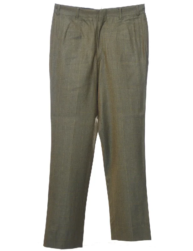 Olive Green Trousers - W30 L31 Trousers luxurious high-end