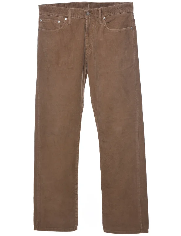 Levi's Corduroy Trousers - W34 L32 Trousers Travel Practical