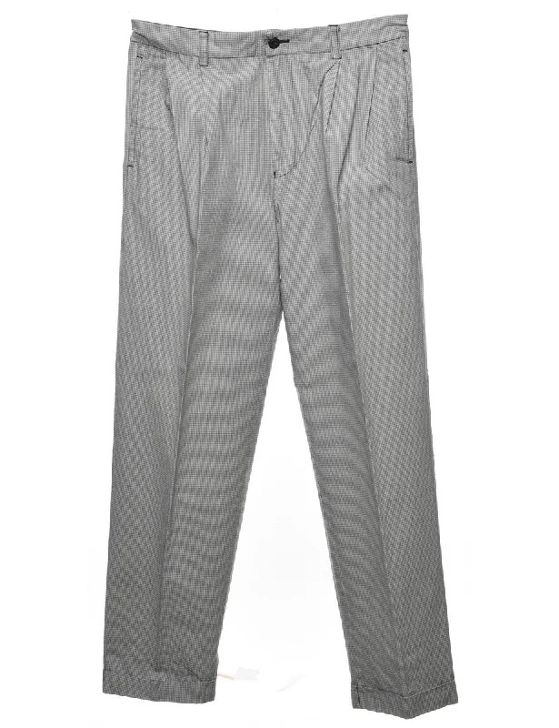 Nautica Dogtooth Checked Classic Trousers - W32 L32 Trousers Exclusive Limited