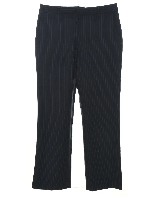 Navy Classic Trousers - W36 L30 Trousers Essential Wardrobe