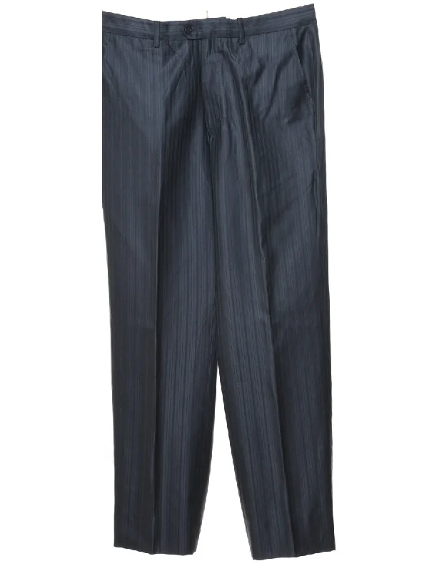 Pinstriped Trousers - W34 L31 Trousers Trousers Formal