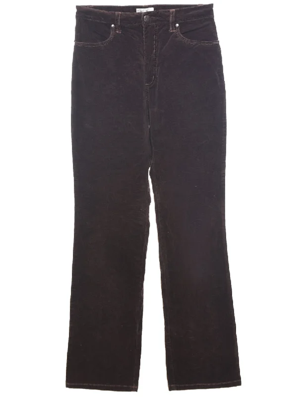 Corduroy Fabric Trousers - W28 L31 Trousers Versatile Stylish