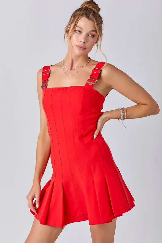 Just For Today Dress - Red