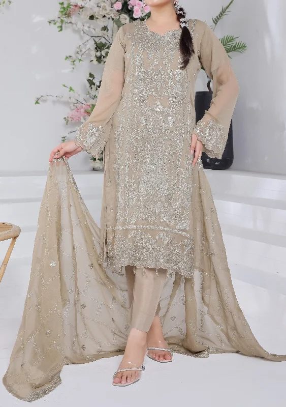 Bin Hameed Suffha Luxury Embroidered Chiffon Dress