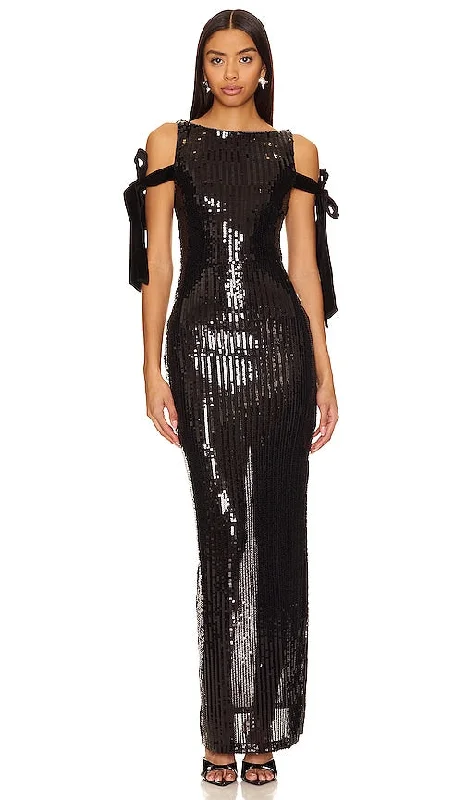 Camila Coelho Alayna Gown in Black