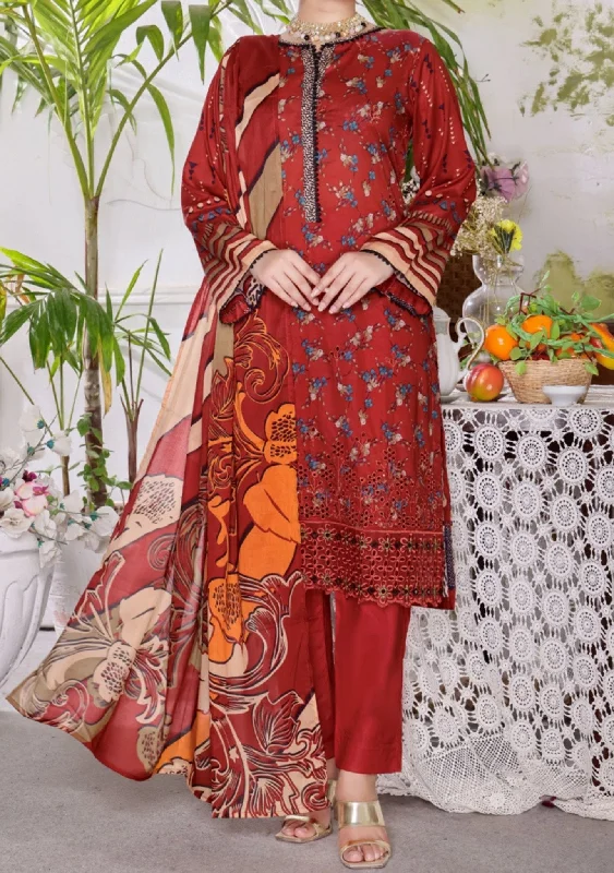 Dilkash Ready Made Embroidered Printed Lawn Dress