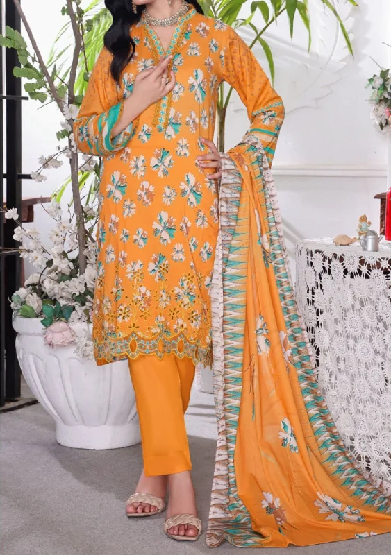 Dilkash Ready Made Embroidered Printed Lawn Dress