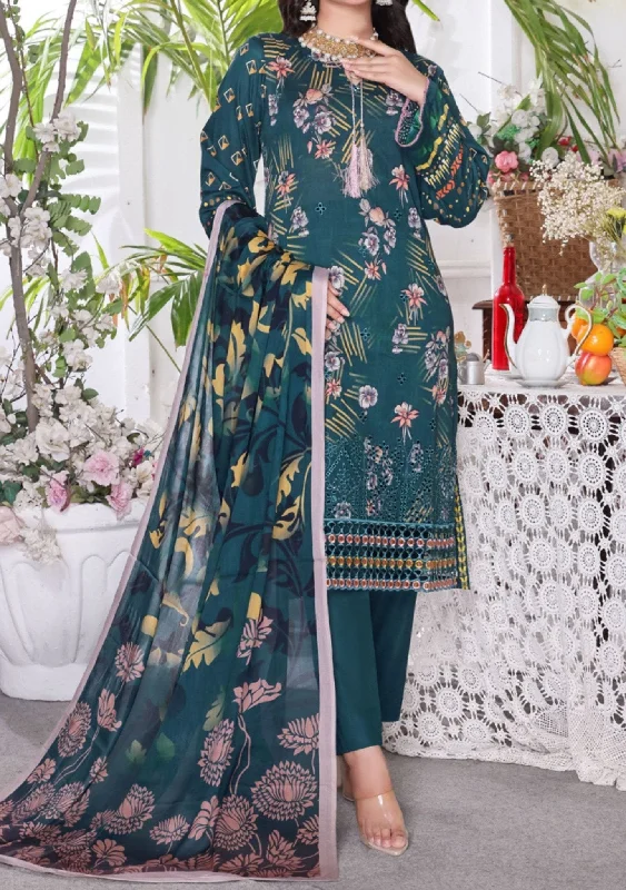 Dilkash Ready Made Embroidered Printed Lawn Dress