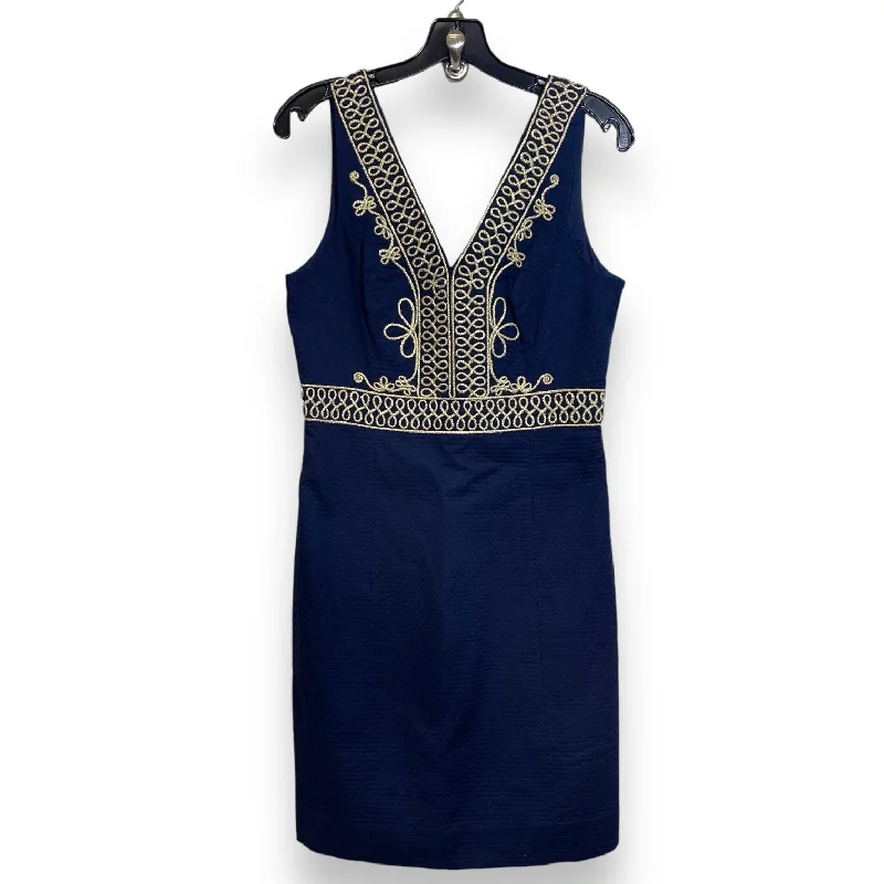Dress Casual Short By Lily Rubin In Navy, Size: 6