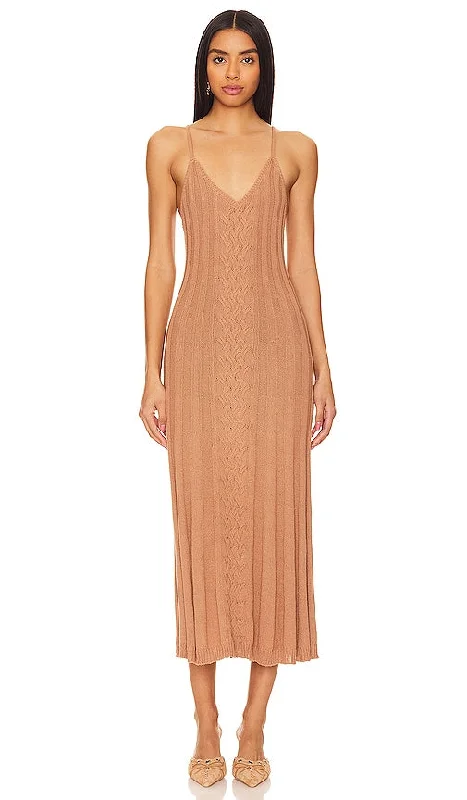 Equipment Frida Dress in Tan