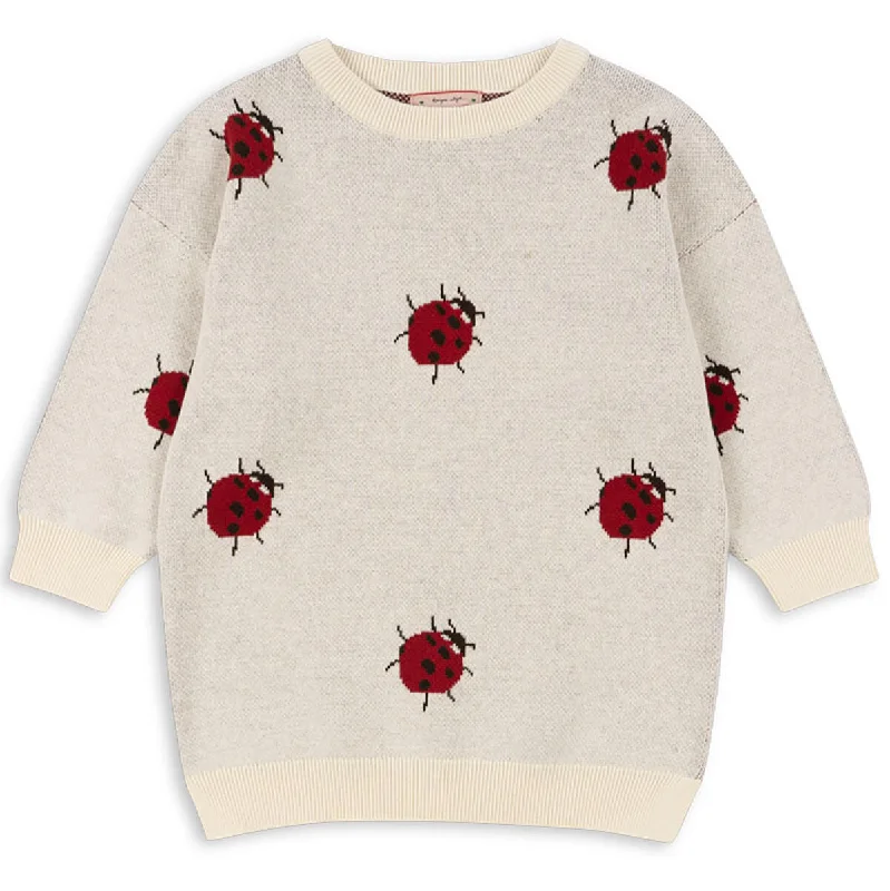 Lapis Knit Dress in Ladybug by Konges Slojd