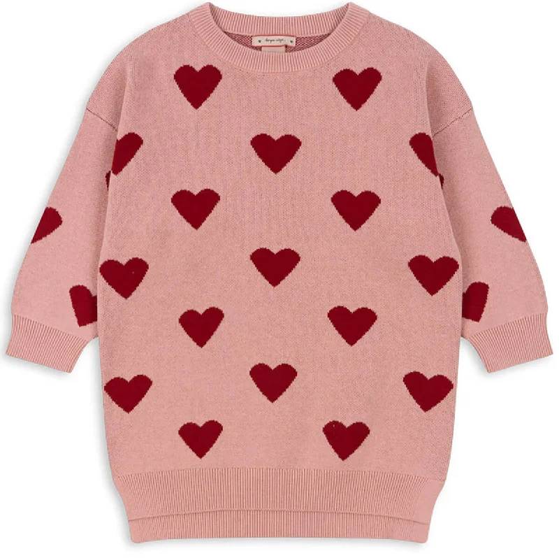 Lapis Knit Dress in Mellow Rose by Konges Slojd