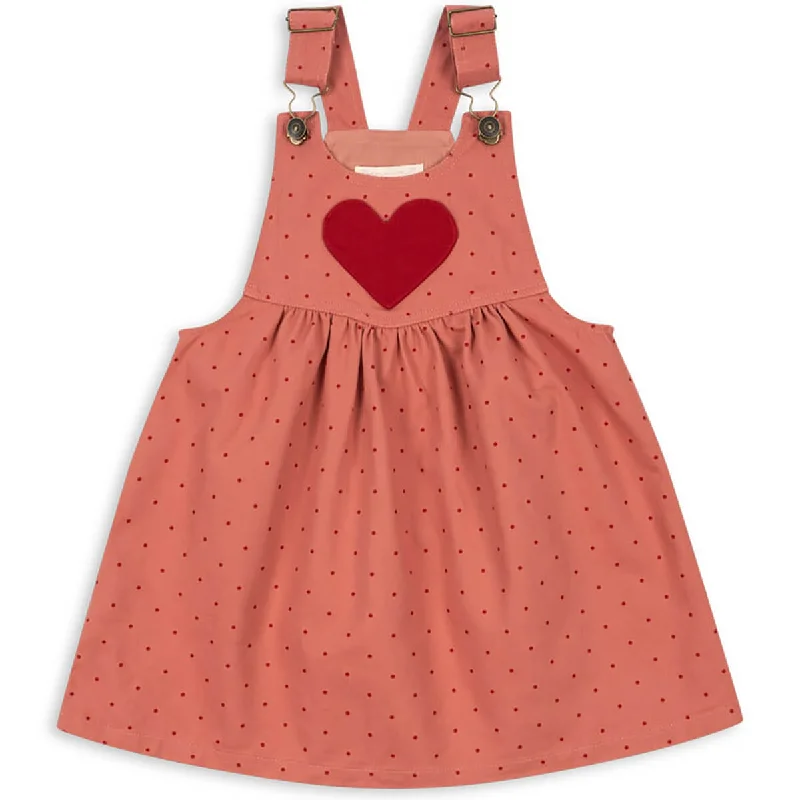 Nola Spencer Dress in Mahogany Dot by Konges Slojd