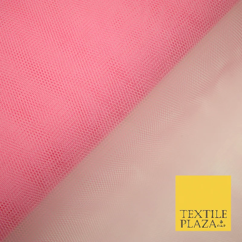 PINK Premium Quality Tutu Bridal Dress Stiff Net Fabric Tulle Material 60" 5986
